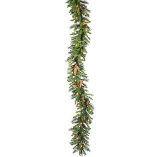 50 Foot X 16 Inch Cheyenne Garland: Clear LEDs