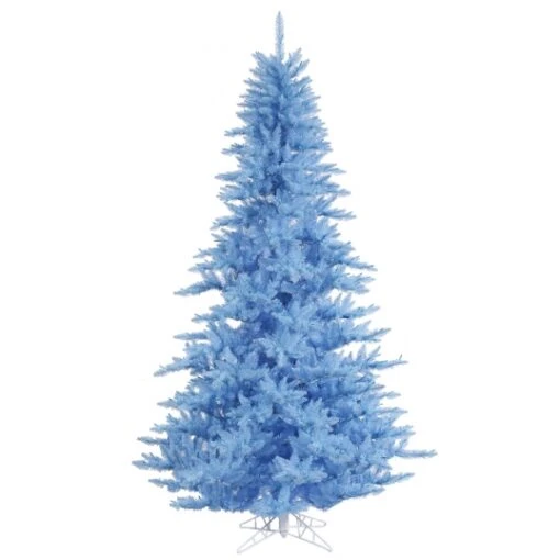 7.5 Foot Sky Blue Fir Tree: Unlit