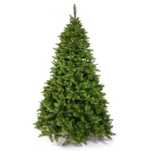 8.5 Foot PE/PVC Cashmere Slim Christmas Tree: Unlit